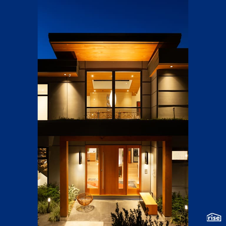 Eastridge Front Entryway with Integrated LED by Synthesis Design
