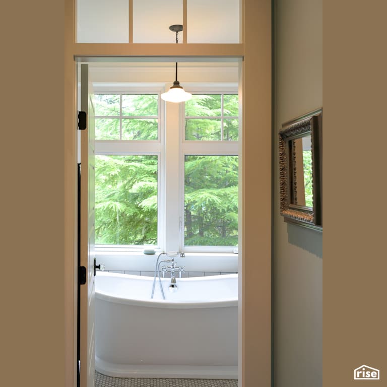 Master Ensuite with LED Lighting by Ellenwood Homes