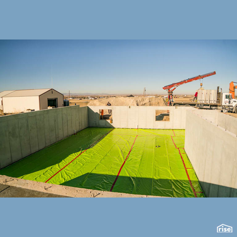 StegoHome Installation - Finished with Vapor Control Layer by Stego Industries, LLC