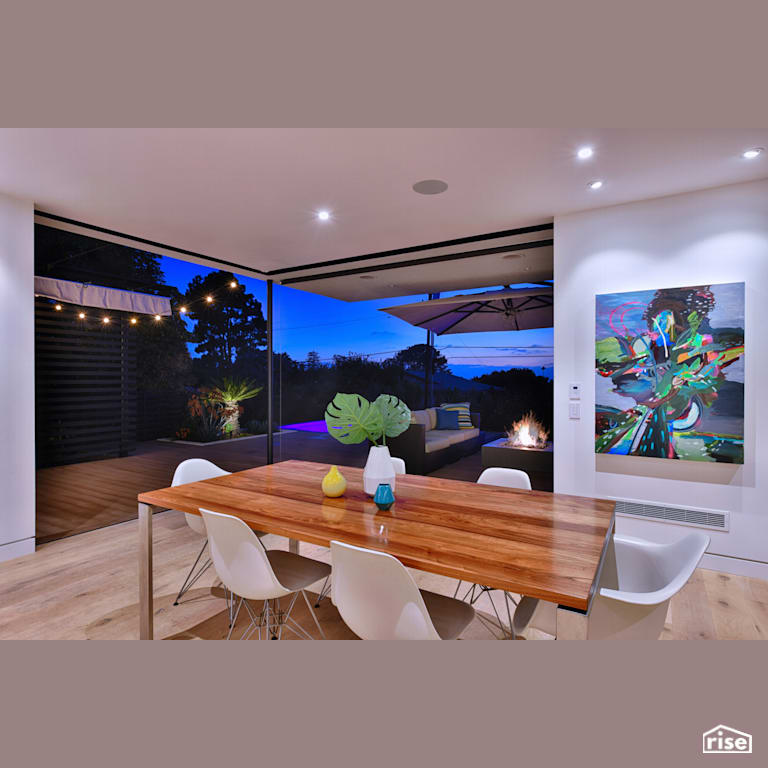 Dining Room with Integrated LED by Alliance Green Builders
