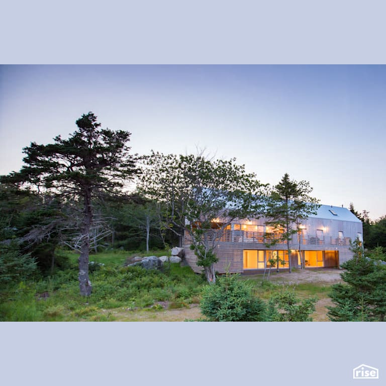 Coastal Home - Exterior with Tubular Skylight by Brad Goodsell Design | Build Inc