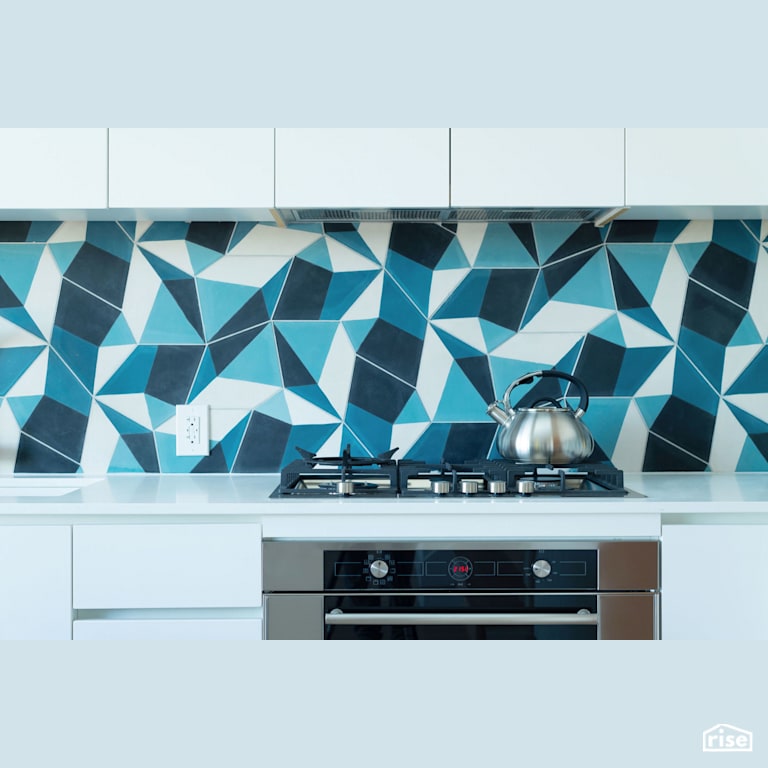 splash with Wall Oven by Lanefab Design/Build