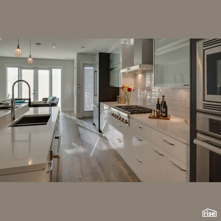 Clay Construction - Kerrisdale Modern - Kitchen with Integrated LED by Clay Construction