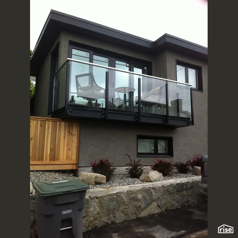 W15th Exterior balcony with Energy Star Exterior Door by Lanefab Design/Build