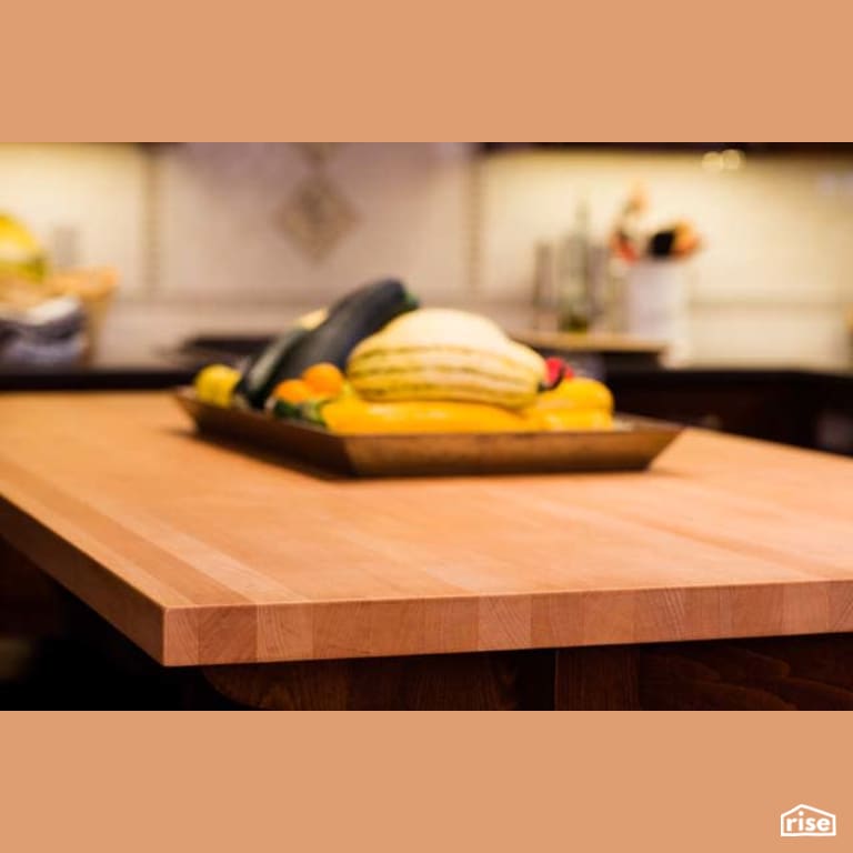 Butcher Block Countertop with FSC Certified Solid Wood Countertop by Winsome Construction
