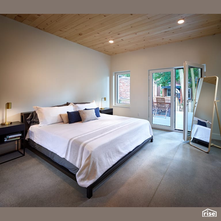 Latham Bedroom With Patio Access with Integrated LED by Module