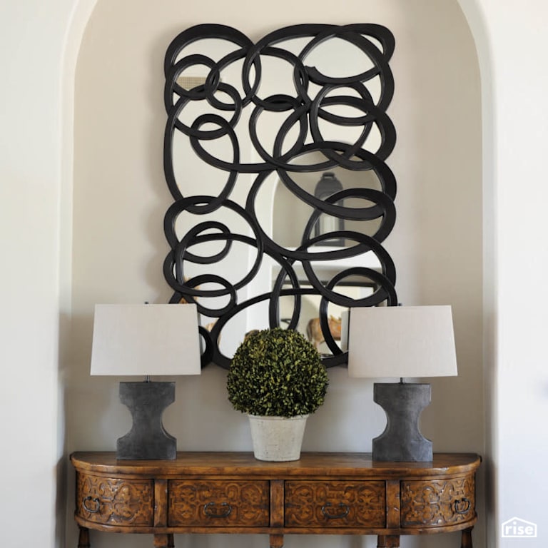 Scottsdale Arizona Retreat - Hall with Air Purifying Plant by PlaidFox