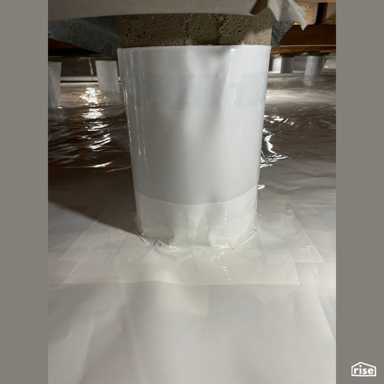 StegoCrawl Encapsulation - Seal Columns with Vapor Control Layer by Stego Industries, LLC
