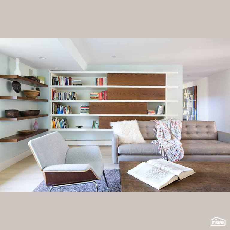 Living Room with Integrated LED by Naikoon Contracting