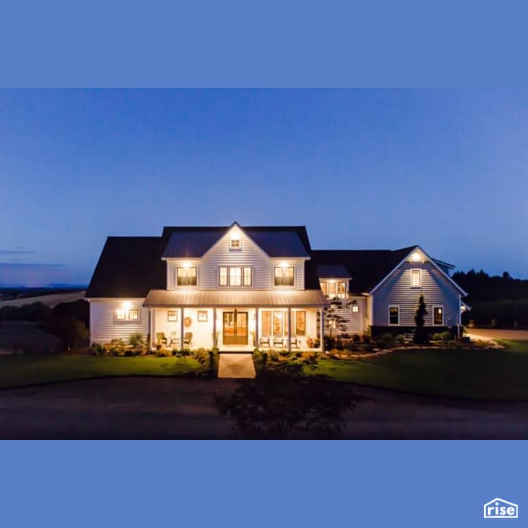 Modern Farmhouse Exterior with Fixed Window by Winsome Construction