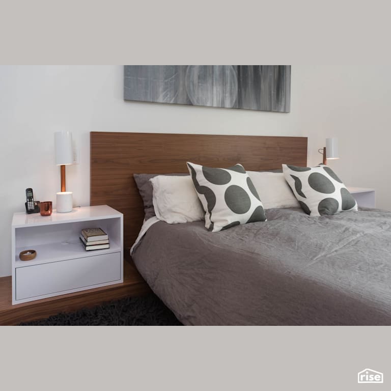 Fort Langley Modern Blend - Bedroom with LED Lighting by My House Design/Build Team Ltd.