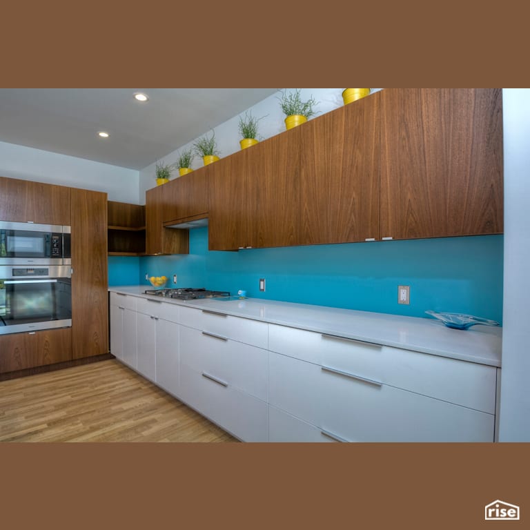 Kitchen with Integrated LED by Alliance Green Builders