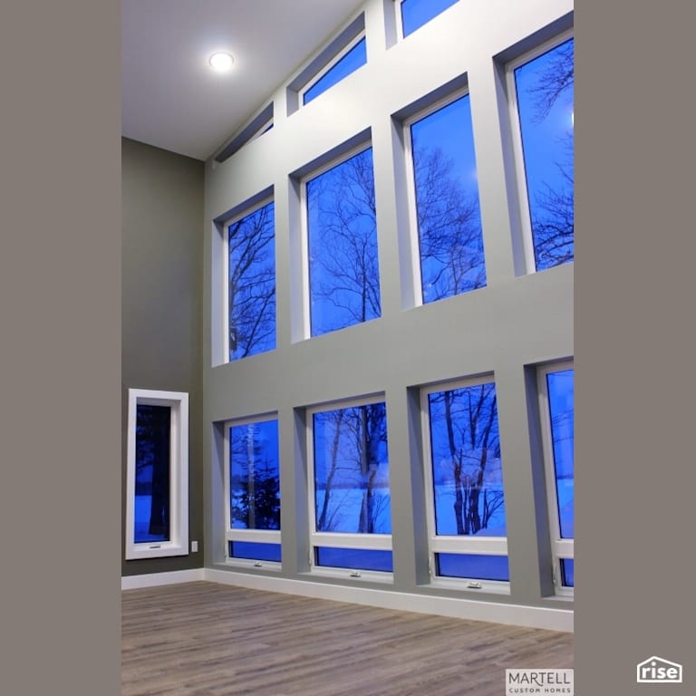 Loon Lane - Living Room with Fixed Window by Martell Homes