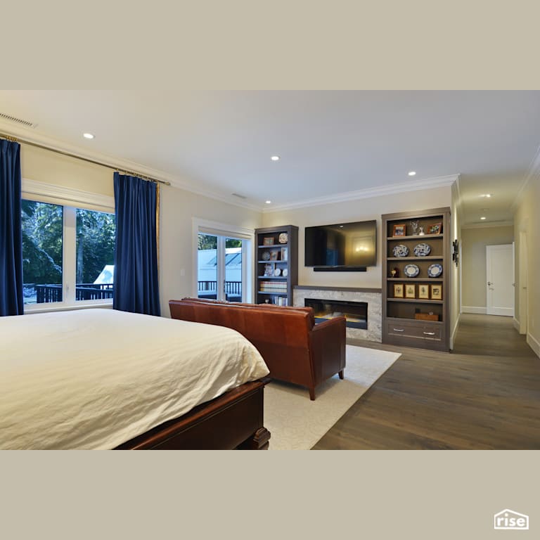 Master Bedroom with Integrated LED by My House Design/Build Team Ltd.