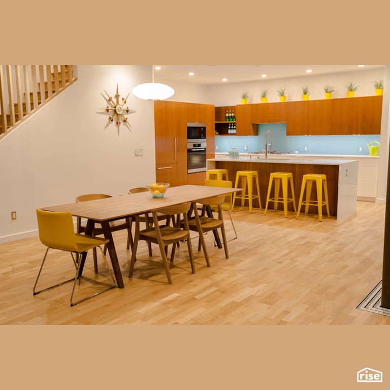 Kitchen with Integrated LED by Alliance Green Builders