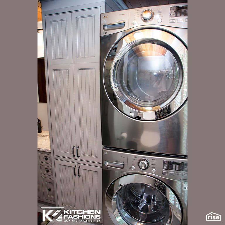 Laundry and Bathroom Renovation with Clothes Dryer by Home Fashions