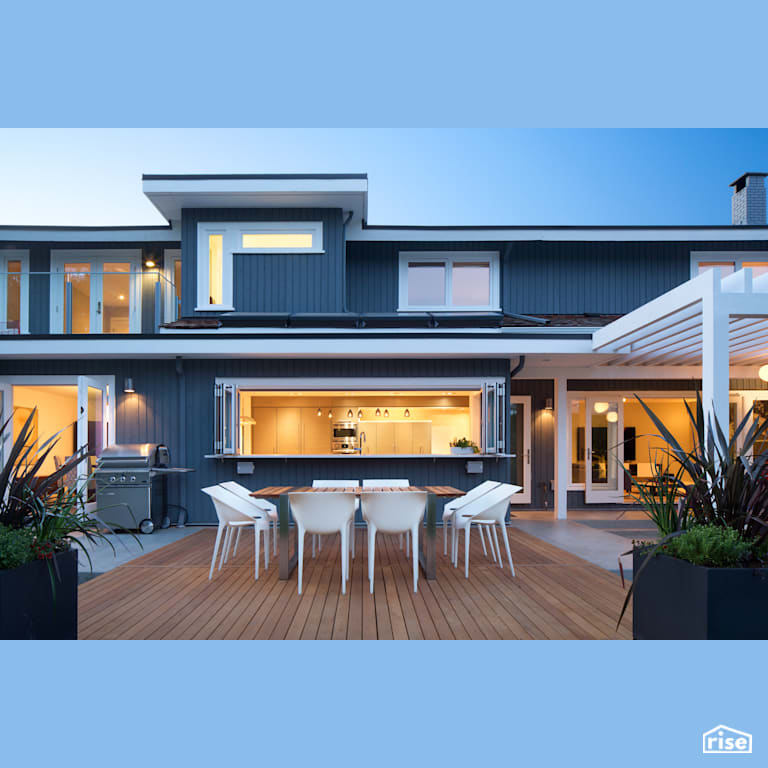Patio with Tilt-and-Turn Window by Naikoon Contracting