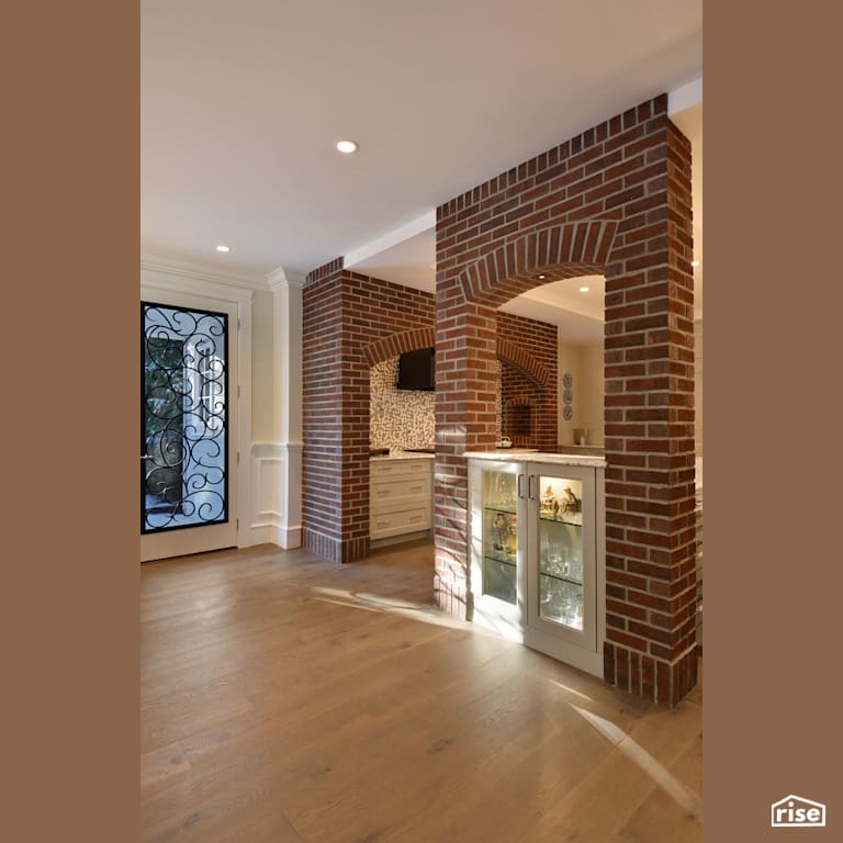 Kitchen with Integrated LED by My House Design/Build Team Ltd.