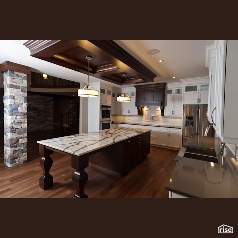 16 Waterview Lane - Kitchen with Low-Flow Kitchen Faucet by Martell Homes