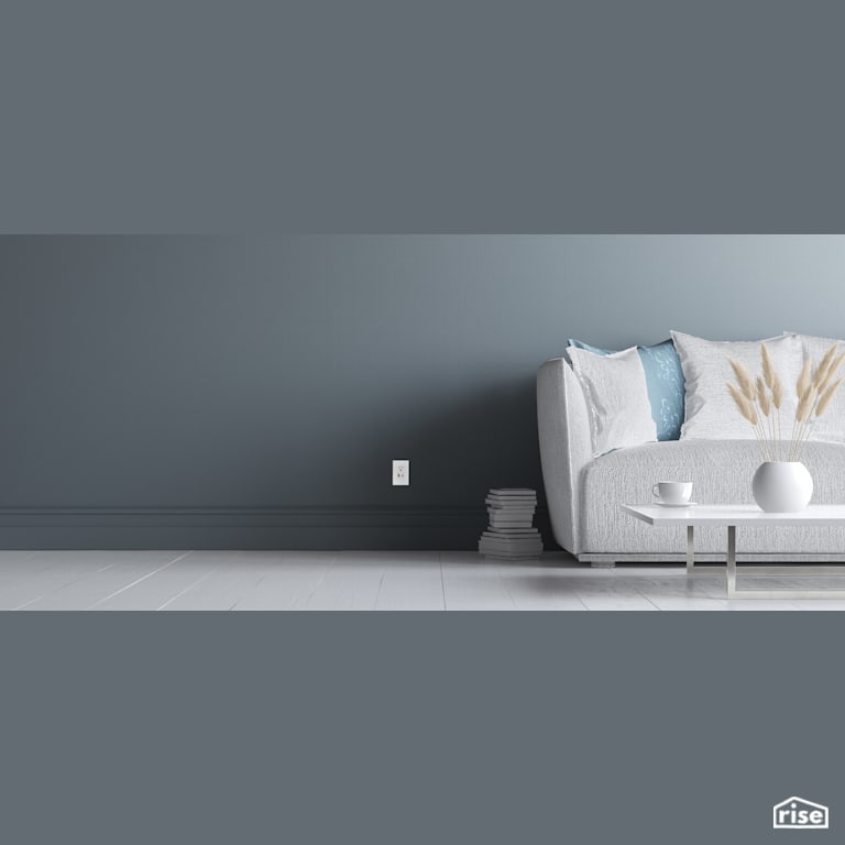 Quick charge USB wall outlet with Low-VOC Interior Paint by Enerlites, Inc