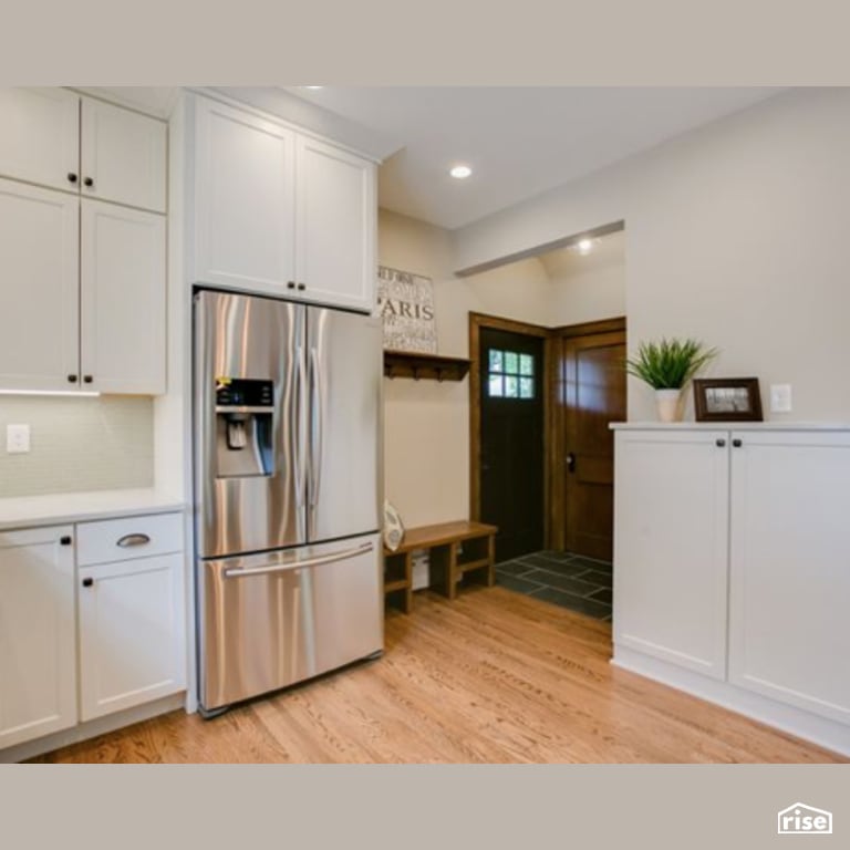 Kitchen and Entryway with Integrated LED by Constructive Builders