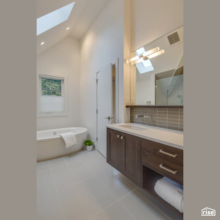 Clay Construction - Kitsilano Classic - Bathroom with Integrated LED by Clay Construction