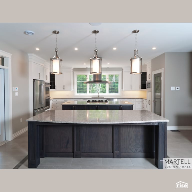 50 Via Roma Way - Kitchen with Wall Oven by Martell Homes