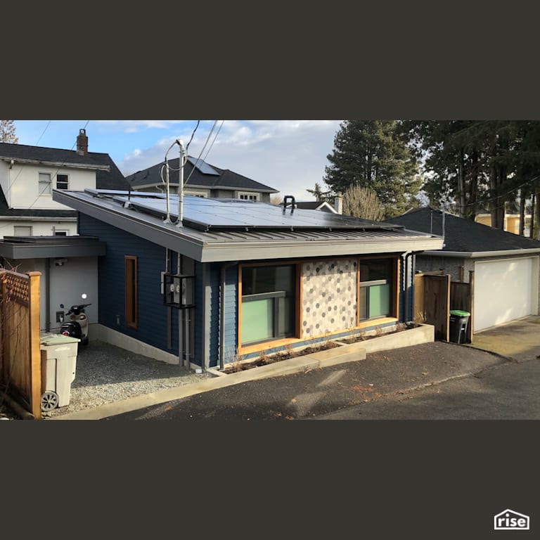 lane elevation with Triple Pane Window by Lanefab Design/Build