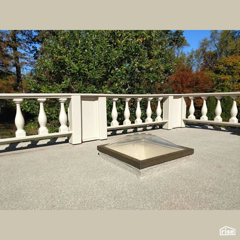 Difficult Rooftop Patio Installation Made Easy with Vinyl Decking by Global Dec-k-ing Systems