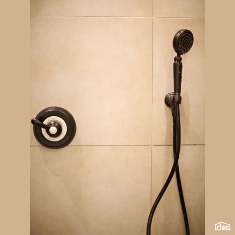 Bathroom Showerhead with Low-Flow Showerhead by Constructive Builders