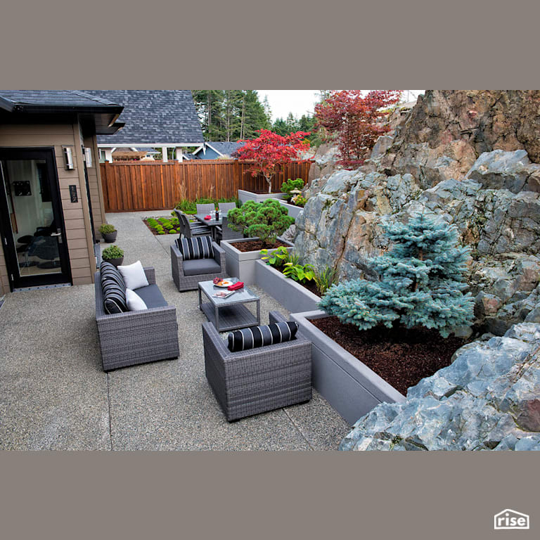 Spacious Serenity - Patio with Accent Outdoor Lighting by Pheasant Hill Homes Ltd.