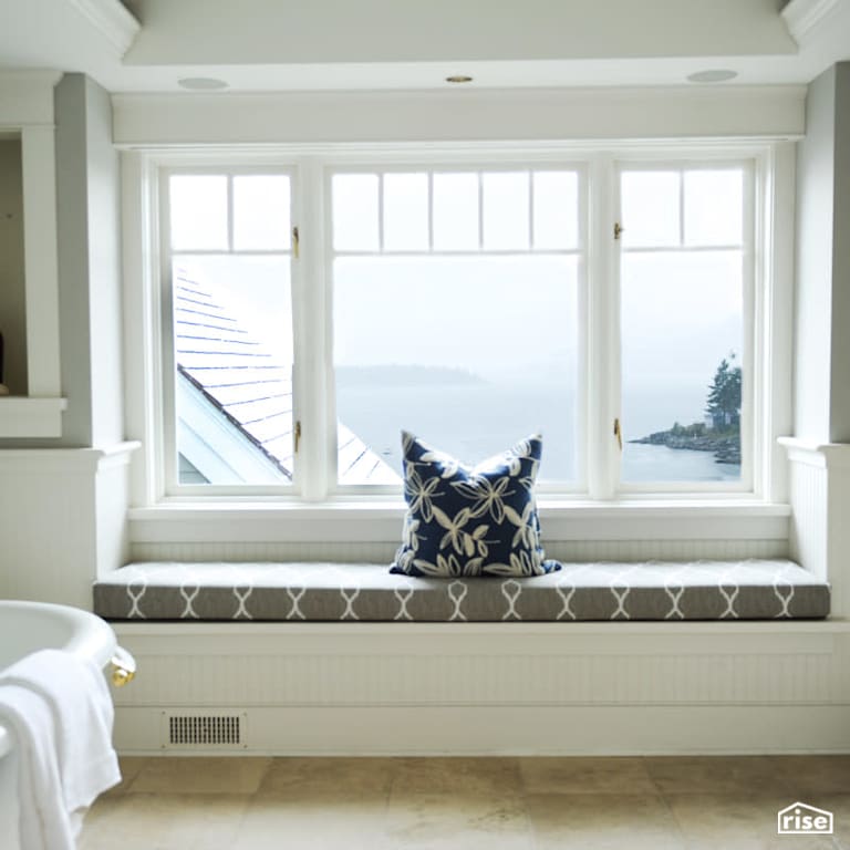 Bathroom Window with Integrated LED by PlaidFox