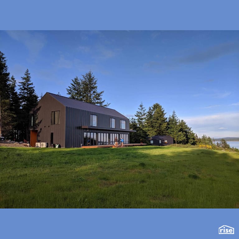 Exterior with Ductless Mini Split Heat Pump by RAD LAB