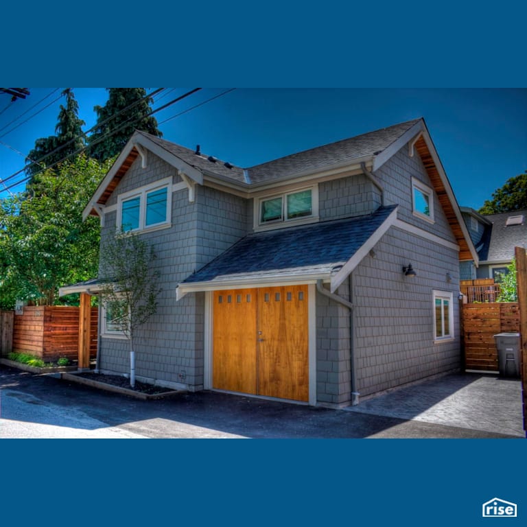 W11th Exterior Front with Wood Shingles by Lanefab Design/Build