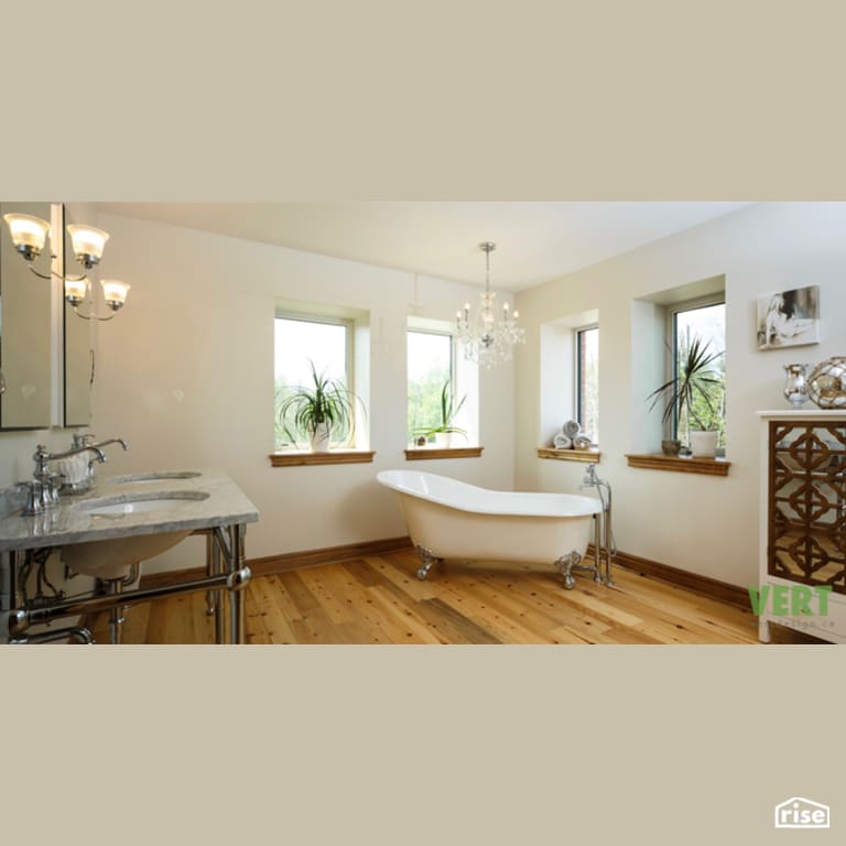 5840 Red Castle Ridge - Bathroom with Fixed Window by VERT plan.design.build