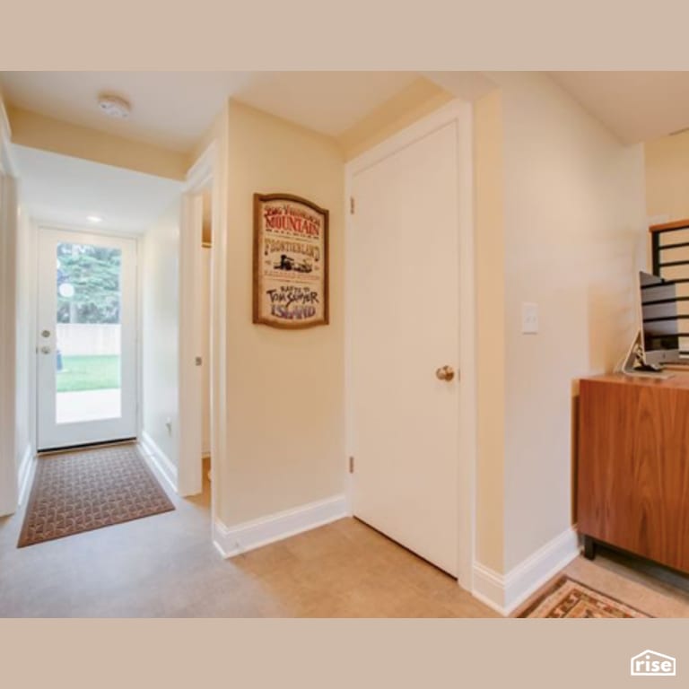 Rear Entryway with Energy Star Exterior Door by Constructive Builders