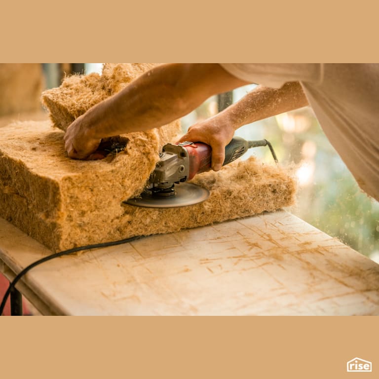 HempWool Is Easy to Cut with Hemp Batt Insulation by Hempitecture