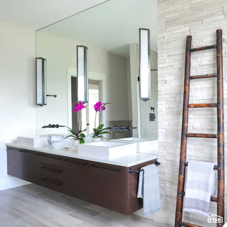 Luxton Square - Bathroom with LED Lighting by PlaidFox