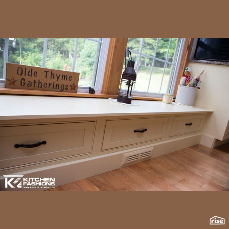 Country Kitchen with FSC Certified Hardwood by Home Fashions