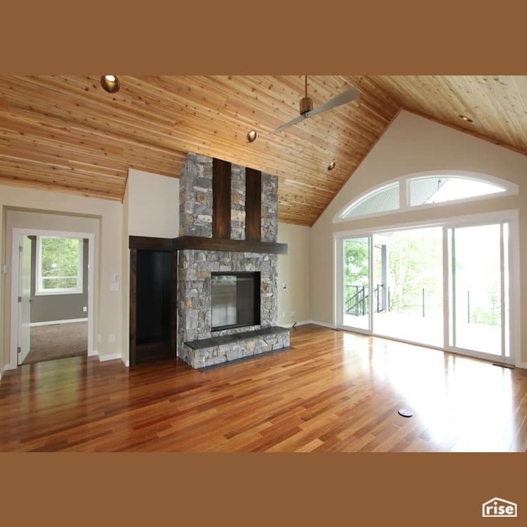 Copper Island Fine Homes - Interior with Fixed Window by Copper Island Fine Homes Inc.