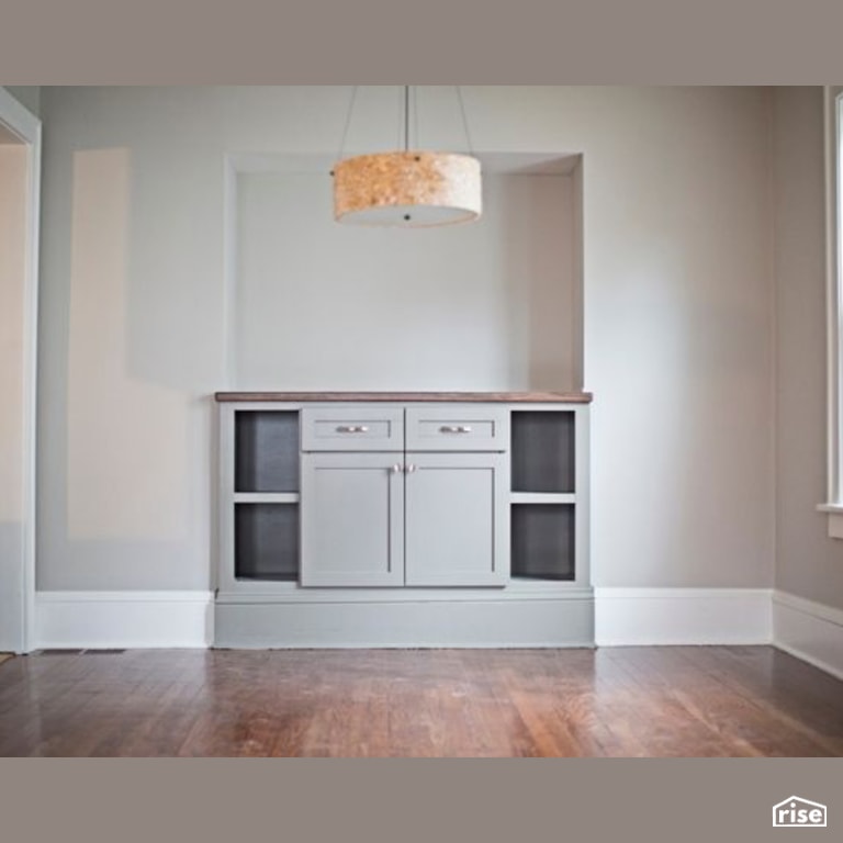 Dining Room Buffet with FSC Certified Hardwood by Constructive Builders
