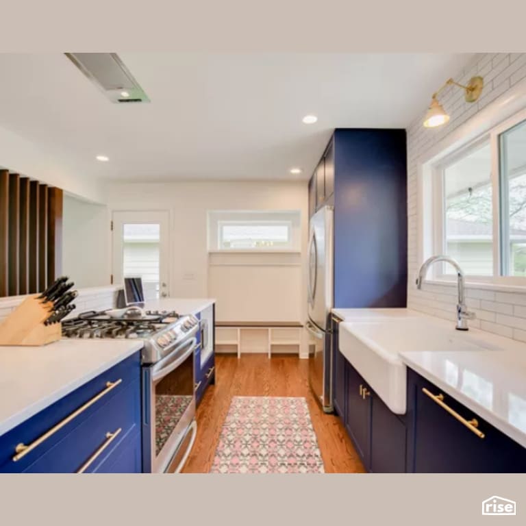 Kitchen with Integrated LED by Constructive Builders