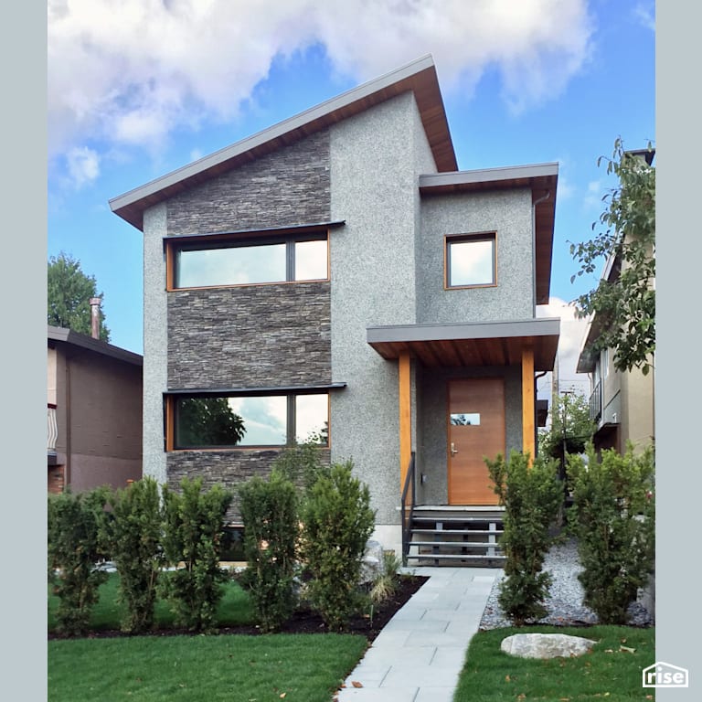 E5th Exterior Front  with Energy Star Exterior Door by Lanefab Design/Build