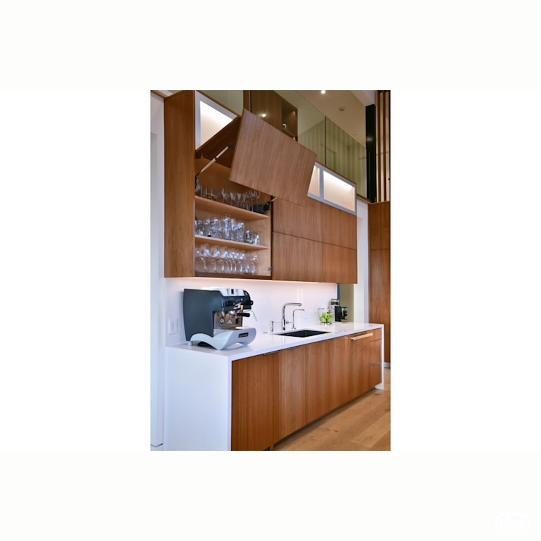 Kitchen with Low-Flow Kitchen Faucet by Alliance Green Builders