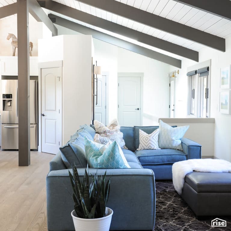 Entryway and Living Room with Energy Star Exterior Door by PlaidFox