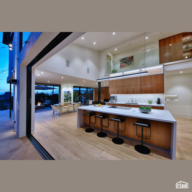 Kitchen with Integrated LED by Alliance Green Builders