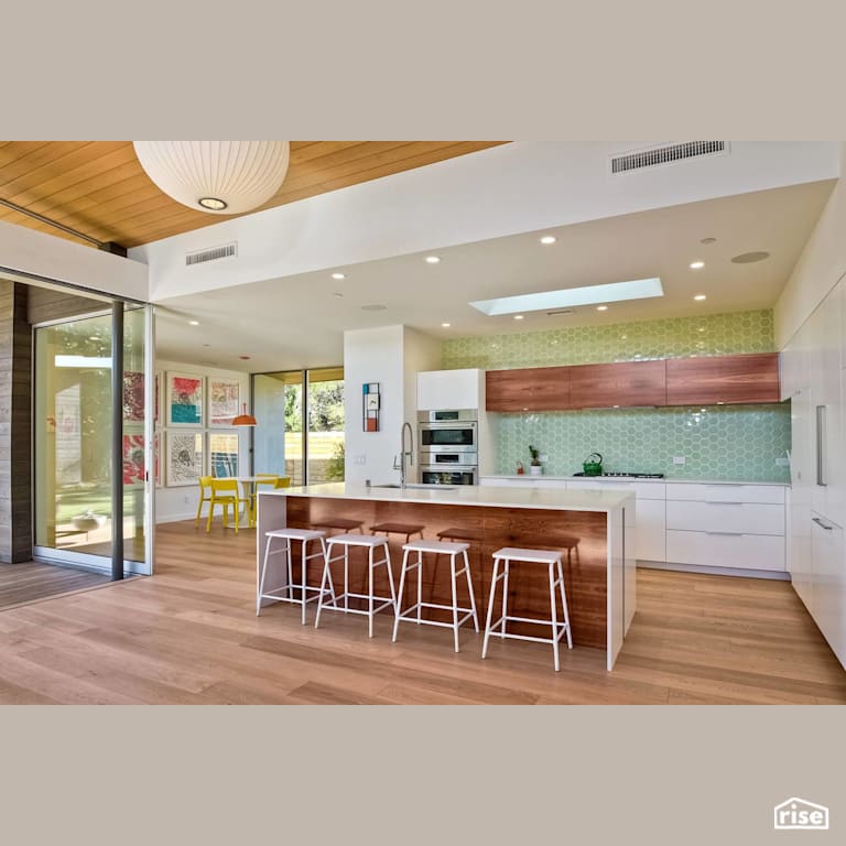 Kitchen with Integrated LED by Alliance Green Builders
