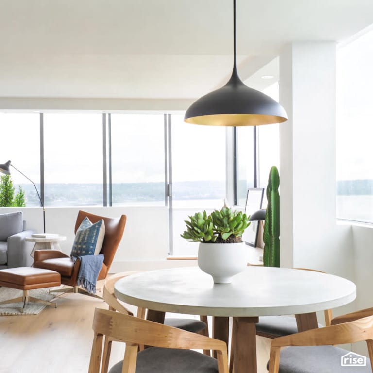 Dining Room with Integrated LED by PlaidFox