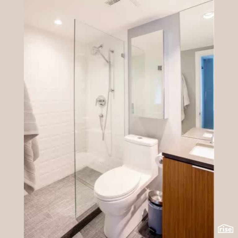 Yaletown - Bathroom with Forced Air by B Collective Homes