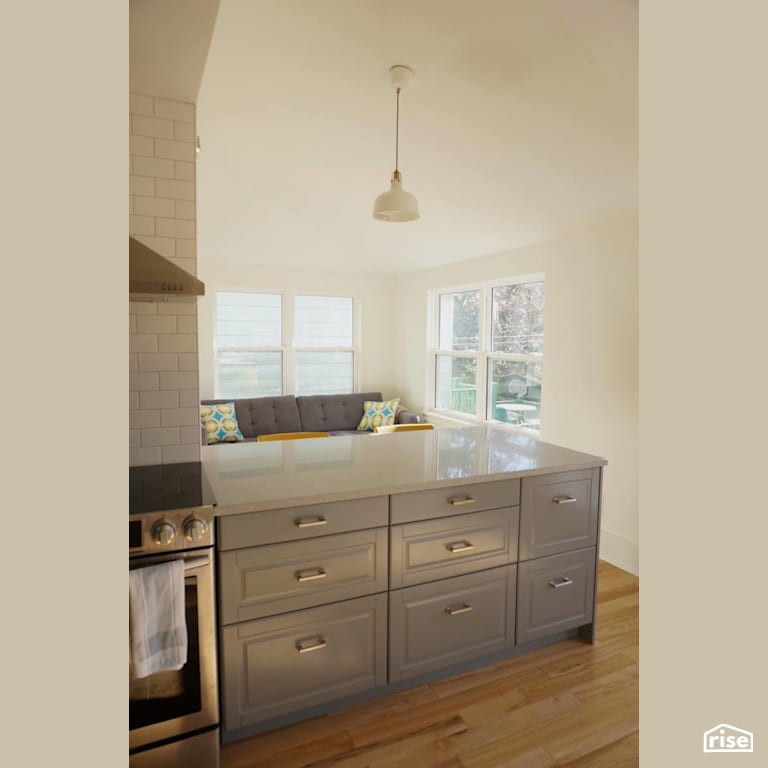 Robbie Street - Kitchen with FSC Certified Wood Cabinet by Brad Goodsell Design | Build Inc